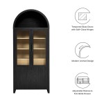 Evie Arched Tall Display Cabinet - Image 3