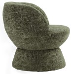 Vesta Chenille Fabric Upholstered Swivel Chair - Image 5