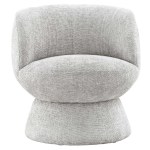 Vesta Chenille Fabric Upholstered Swivel Chair - Image 25