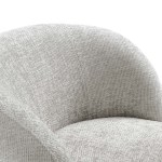 Vesta Chenille Fabric Upholstered Swivel Chair - Image 26