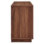 Capri 63" Wood Grain TV Console - Image 6