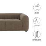Liana Upholstered Fabric Sofa - Image 11