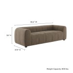 Liana Upholstered Fabric Sofa - Image 12