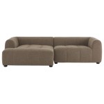 Liana Left-Facing Upholstered Fabric Modular Sofa with Chaise - Image 15