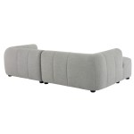 Liana Left-Facing Upholstered Fabric Modular Sofa with Chaise - Image 22