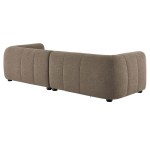Liana Right-Facing Upholstered Fabric Modular Sofa with Chaise - Image 14
