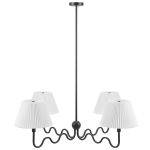 Wave Squiggle 4-Arm Pendant Light - Image 11