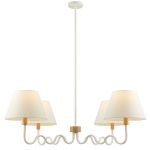 Sunlit Squiggle 4-Arm Pendant Light - Image 14
