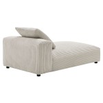 Solace Modular Corduroy Upholstered Armless Chaise Lounge - Image 6