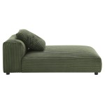 Solace Modular Corduroy Upholstered Armless Chaise Lounge - Image 14