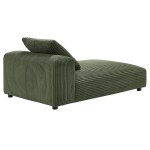Solace Modular Corduroy Upholstered Armless Chaise Lounge - Image 15