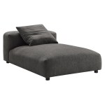 Solace Modular Upholstered Fabric Armless Chaise Lounge - Image 2