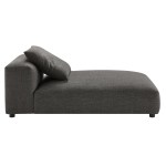 Solace Modular Upholstered Fabric Armless Chaise Lounge - Image 5
