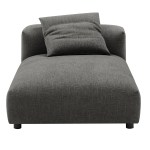 Solace Modular Upholstered Fabric Armless Chaise Lounge - Image 7