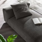 Solace Modular Upholstered Fabric Armless Chaise Lounge - Image 10