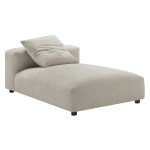 Solace Modular Upholstered Fabric Armless Chaise Lounge - Image 11