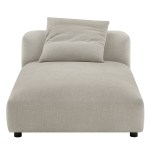 Solace Modular Upholstered Fabric Armless Chaise Lounge - Image 16