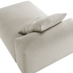 Solace Modular Upholstered Fabric Armless Chaise Lounge - Image 17