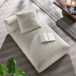 Solace Modular Upholstered Fabric Armless Chaise Lounge - Image 18