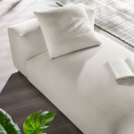 Solace Modular Upholstered Fabric Armless Chaise Lounge - Image 28