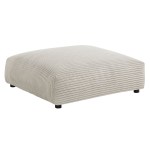 Solace Modular Corduroy Upholstered Ottoman - Image 2
