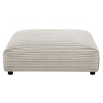 Solace Modular Corduroy Upholstered Ottoman - Image 5