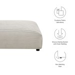 Solace Modular Corduroy Upholstered Ottoman - Image 4