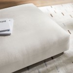 Solace Modular Upholstered Fabric Ottoman - Image 22