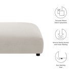 Solace Modular Upholstered Fabric Ottoman - Image 18