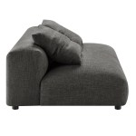 Solace Modular Upholstered Fabric Armless Loveseat - Image 5