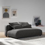 Solace Modular Upholstered Fabric Armless Loveseat - Image 9