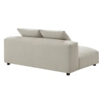 Solace Modular Upholstered Fabric Armless Loveseat - Image 15