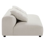 Solace Modular Upholstered Fabric Armless Loveseat - Image 23
