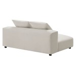 Solace Modular Upholstered Fabric Armless Loveseat - Image 24