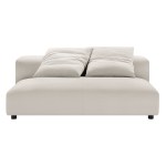 Solace Modular Upholstered Fabric Armless Loveseat - Image 25
