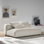 Solace Modular Upholstered Fabric Armless Loveseat - Image 27