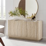 Hollis 59" Travertine Sideboard - Image 10