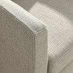 Serene Fabric Slipcovered Swivel Armchair - Image 10