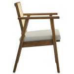 Thera Vegan Leather and Cane Accent Armchairs Set of 2 - Image 16