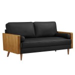 Kellan Vegan Leather Sofa - Image 2