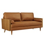 Kellan Vegan Leather Sofa - Image 11