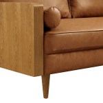 Kellan Vegan Leather Sofa - Image 17