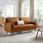 Kellan Vegan Leather Sofa - Image 18