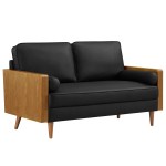 Kellan Vegan Leather Loveseat - Image 2