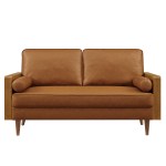 Kellan Vegan Leather Loveseat - Image 16