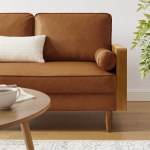 Kellan Vegan Leather Loveseat - Image 19