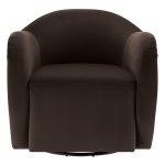 Compose Performance Velvet Swivel Armchair - Image 16