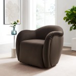 Compose Performance Velvet Swivel Armchair - Image 18
