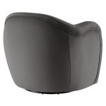 Compose Performance Velvet Swivel Armchair - Image 33