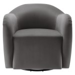 Compose Performance Velvet Swivel Armchair - Image 34